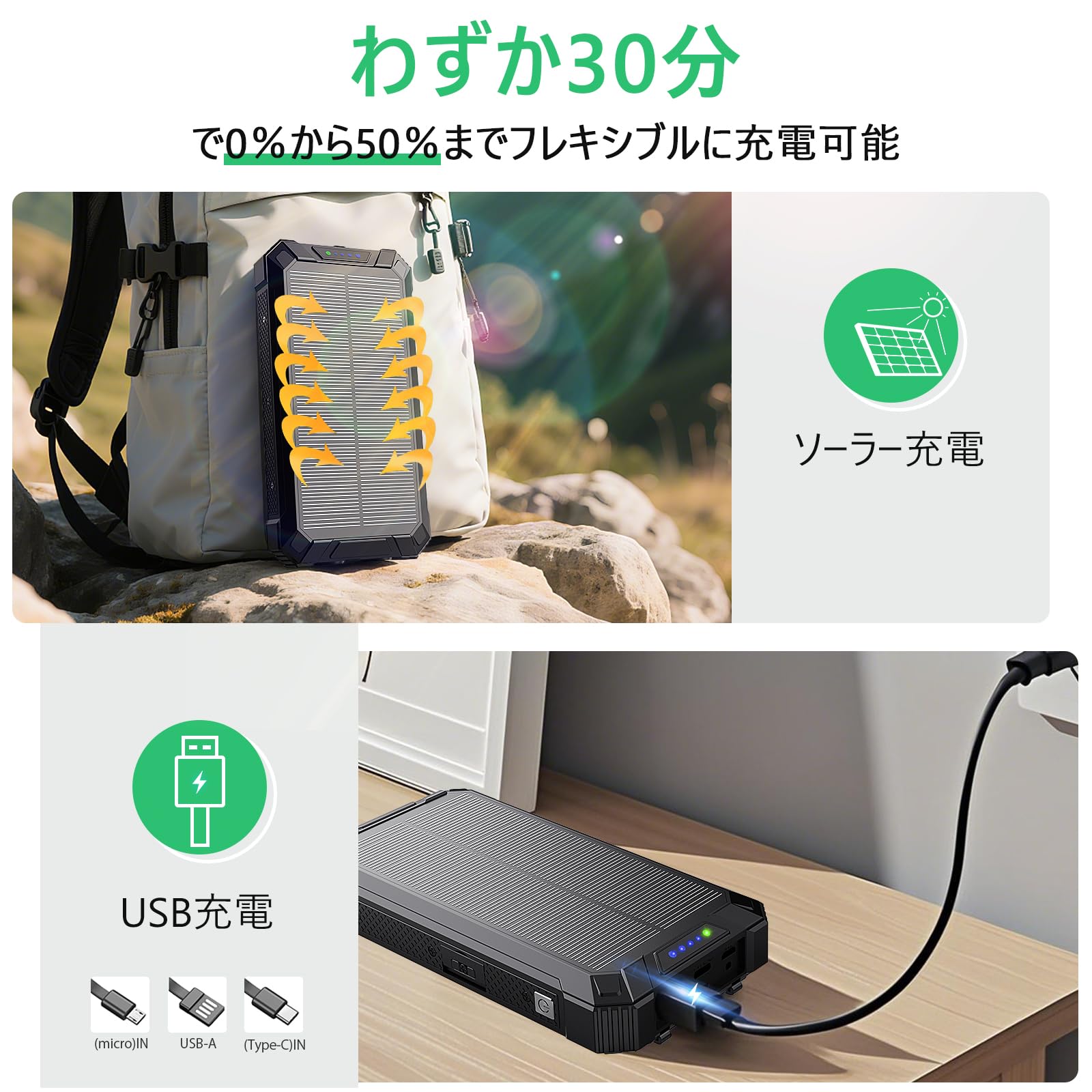 Amazon | 【2025新登場 メーカー公式直営店】セロラン®︎ ソーラー充電